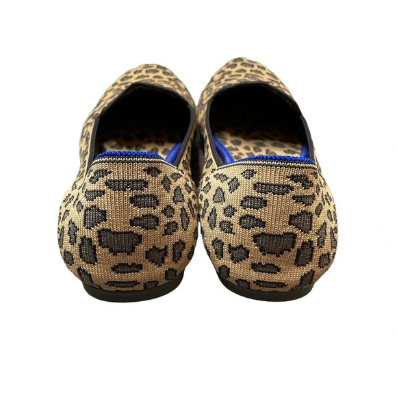 Rothy’s The Loafers Retired Mocha Spot Leopard Animal Print Size 10.5 Women’s - Picture 5 of 9